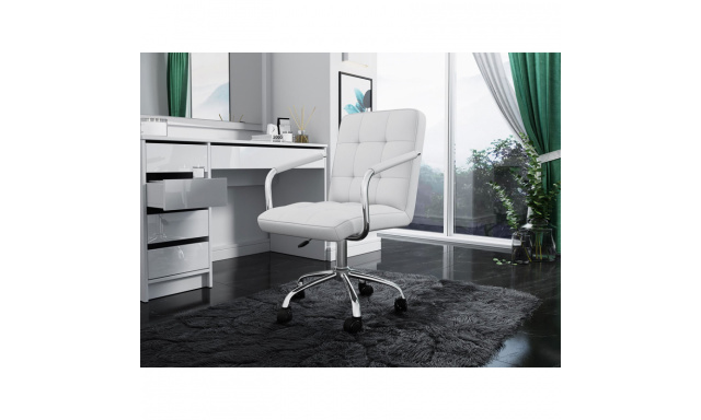 Kancelárska stolička Archie 629-1, biela