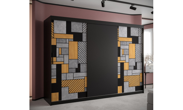 Šatníková skriňa Tetris, 250cm