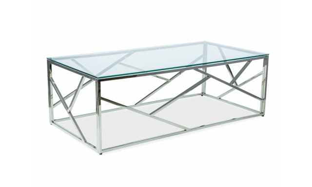 Sklenený konferenčný stôl Sego322, 120x60cm