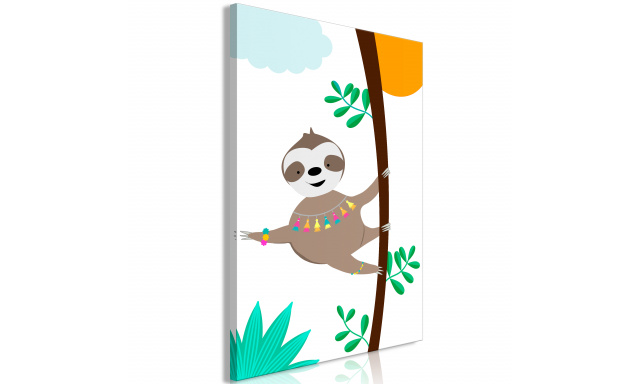 Obraz - Happy Sloth (1 Part) Vertical