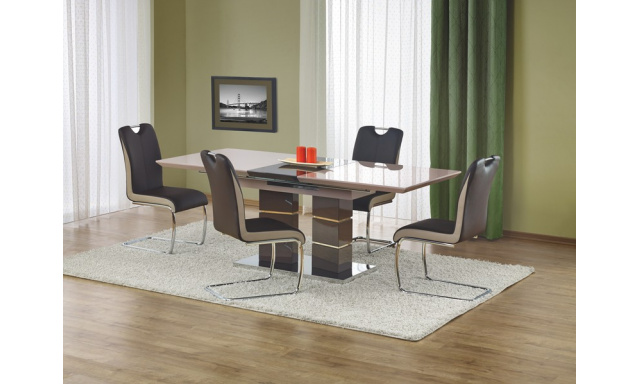 Luxusné jedálenský stôl Loora, sivý
