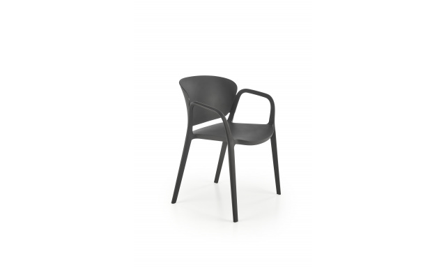 Moderná jedálenská stolička Hema2035, čierna