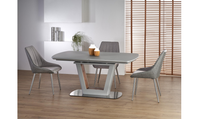 Luxusné jedálenský stôl Brela, svetlo šedý