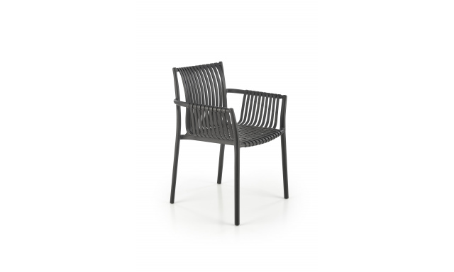 Jedálenská stolička Hema2039, čierna