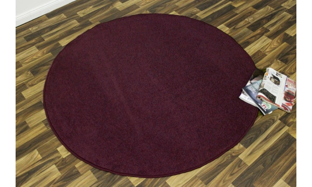 Kusový koberec Nasty 102368 Brombeer Violett kruh