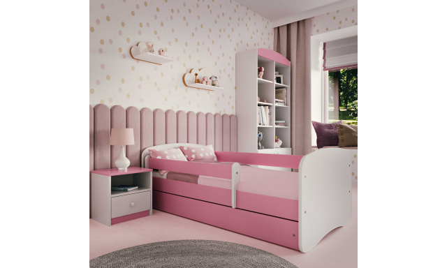 Detská posteľ s úložným priestorom Sen 140X70 cm, ružová