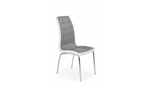 Jídelní židle Hema2582, šedá/bílá