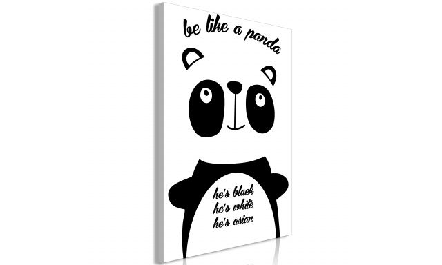 Obraz - Be Like a Panda (1 Part) Vertical