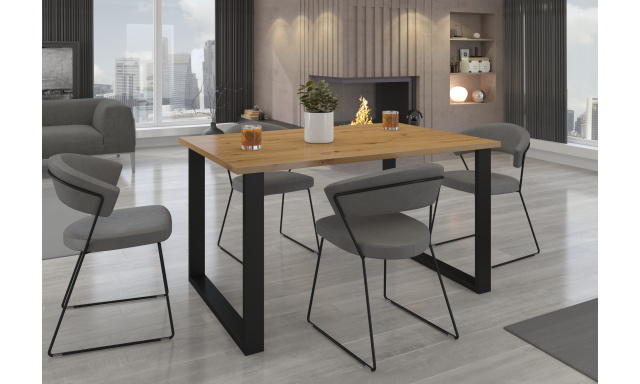 Moderný jedálenský stôl Barbora 138x67cm, artisan