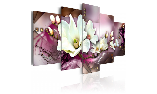 Obraz - Abstrakce s orchideami