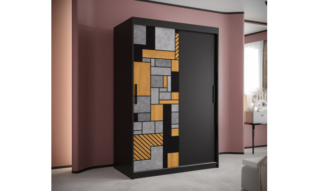 Šatníková skriňa Tetris, 120cm