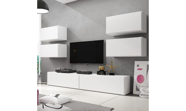 Moderný bytový nábytok Trentino 2, biely