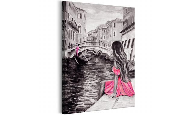 Obraz - Woman in Venice (1 Part) Vertical