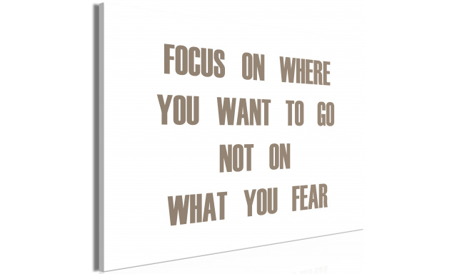 Obraz - Focus on Where You Want (1 Part) Wide