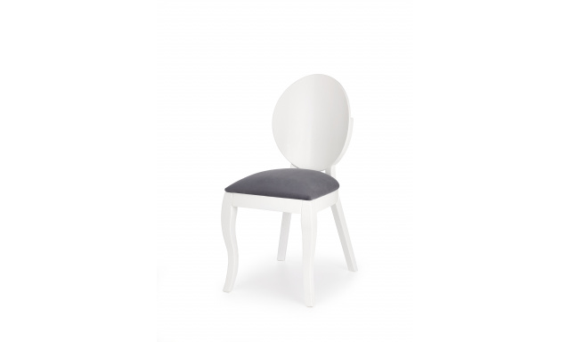 Jídelní židle Hema548, bílá/šedá