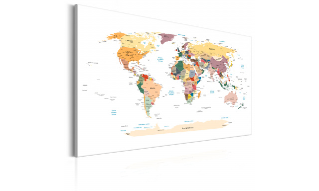 Obraz - World Map: Travel Around the World