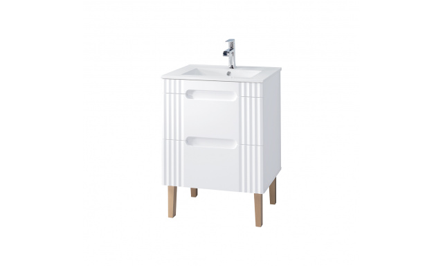 Kúpeľňový nábytok Denisa/ zostava L, 60cm, Alpská biela