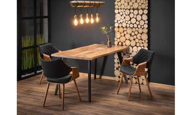 Dizajnový rozkladací jedálenský stôl Hema1870, dub prírodný