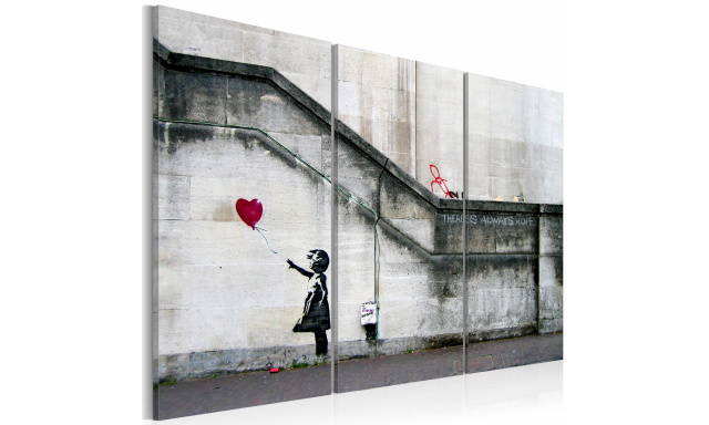 Obraz - Girl With a Balloon by Banksy
