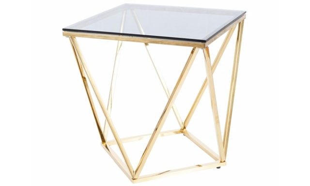 Sklenený konferenčný stôl Sego390, 50x50cm