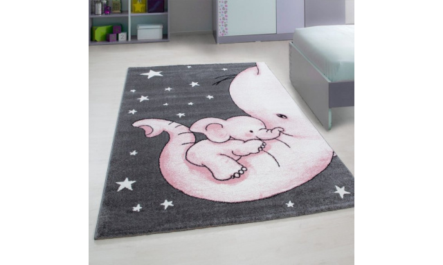 Dětský kusový koberec Kids 560 pink