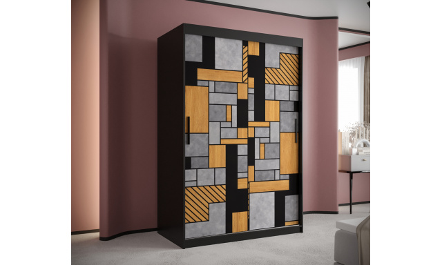 Šatníková skriňa Tetris 1, 120cm