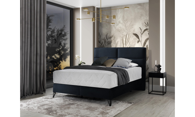 Luxusná posteľ s komfortným matracom Sardegna 180x200, hnedá Nube