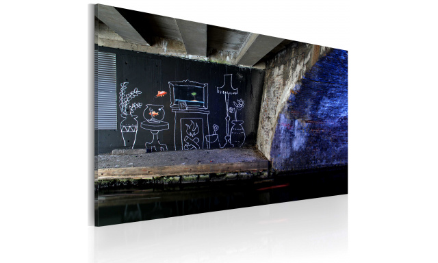 Obraz - My own piece of floor (Banksy)