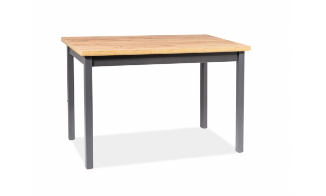 Jídelní stůl Sego105, dub lancelot/šedá, 100x60cm