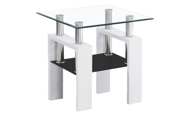 Sklenený konferenčný stôl Sego360, 60x60cm