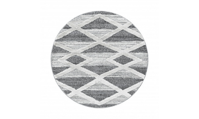 Kusový koberec Pisa 4709 Grey kruh