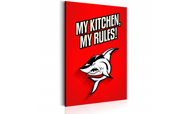 Obraz - My kitchen, my rules!