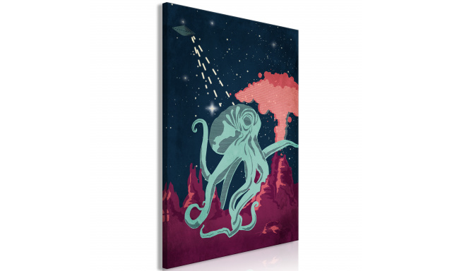 Obraz - Space Octopus (1 Part) Vertical