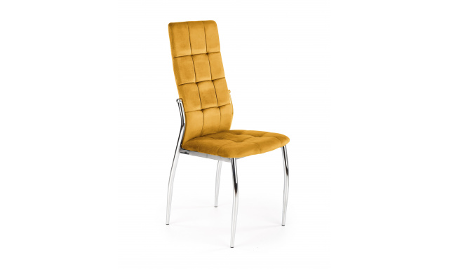 Čalúnená jedálenská stolička Hema2047, žltá