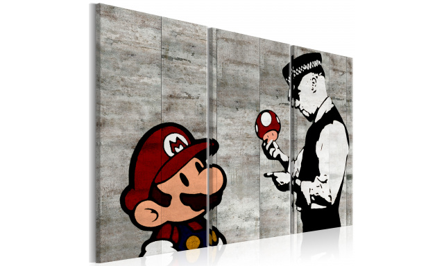 Obraz - Banksy: Mario Bros