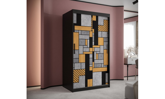 Šatníková skriňa Tetris 1, 100cm