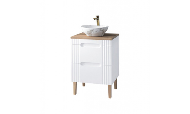 Kúpeľňový nábytok Denisa/ zostava F, 60cm, Alpská biela