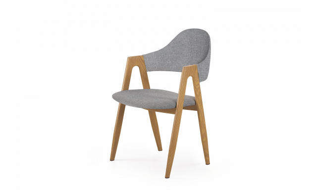 Štýlová jedálenská stolička Hema2060, sivá