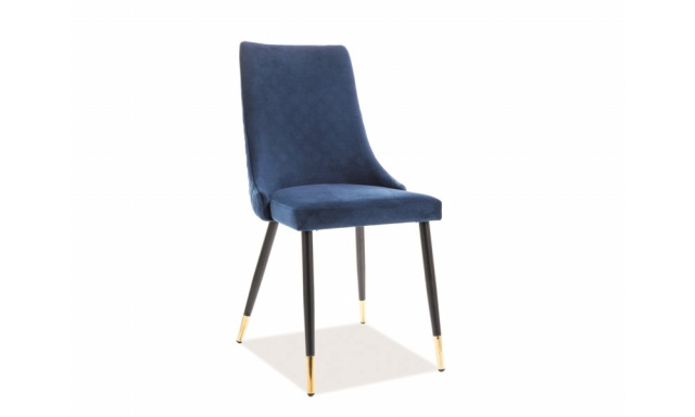 Jedálenská stolička Praxis, modrá