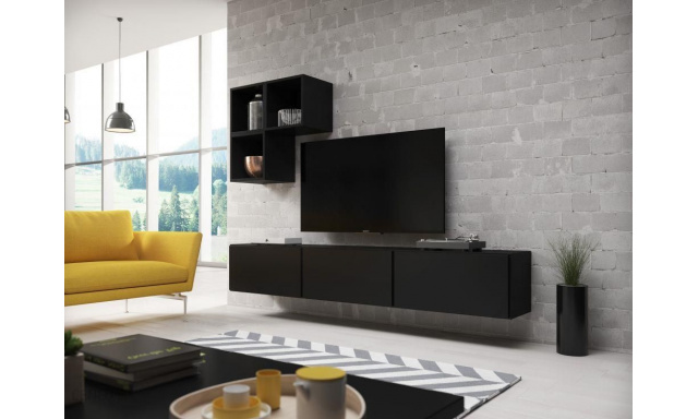 Moderný bytový nábytok Trentino 6, čierny