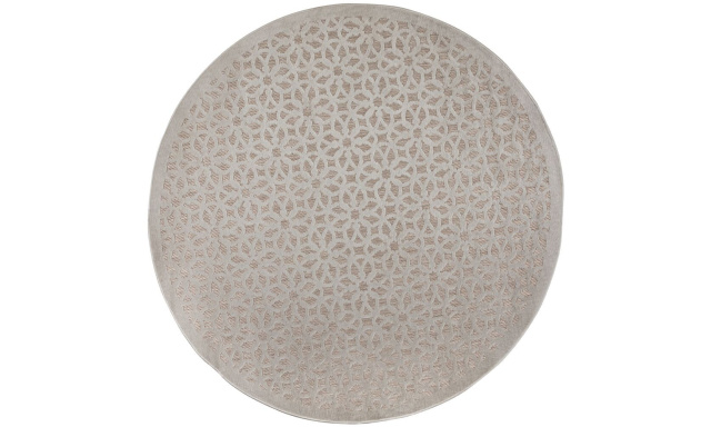 Kusový koberec Piatto Argento Silver kruh