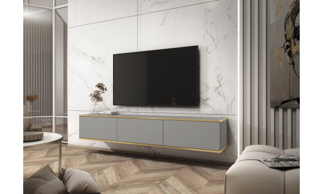 TV stolík Olek 175 cm, šedý