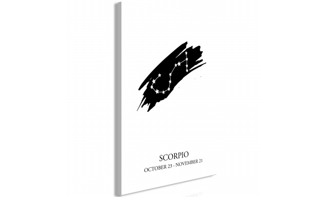 Obraz - Zodiac Signs: Scorpio (1 Part) Vertical