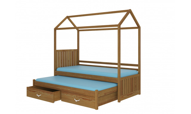 Łóżko domek z materacami JONASZEK 200x90
