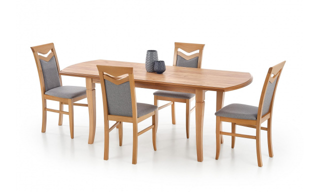 Elegantný jedálenský stôl Hema1933, dub craft