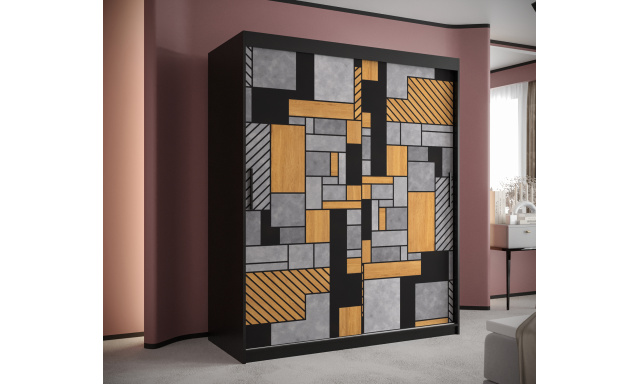 Šatníková skriňa Tetris 1, 150cm