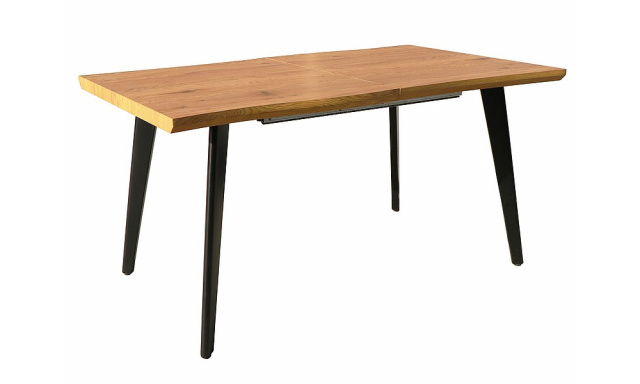 Rozkladací jedálenský stôl Sego153, dub, 120-180-80cm