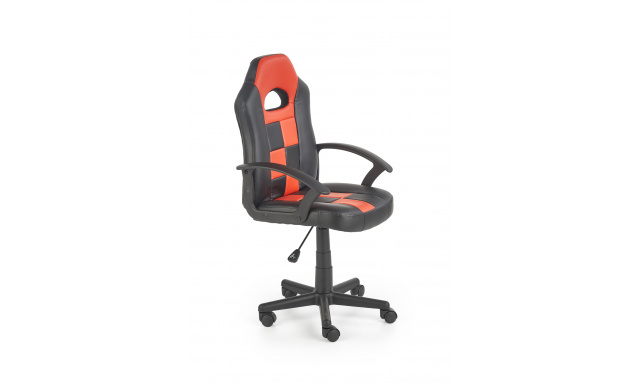 Stolička k PC stolu Hema1632, čierna/červená