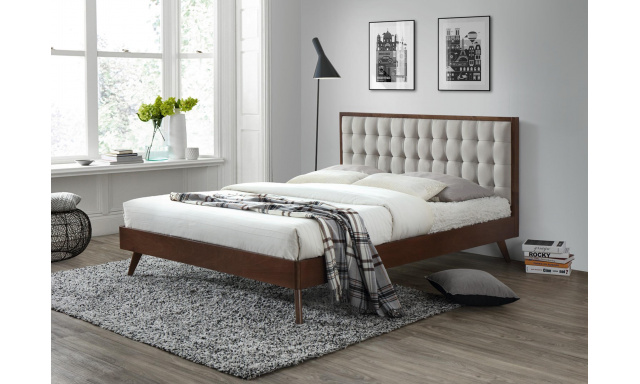 Dizajnová čalúnená posteľ Salming, 160x200cm