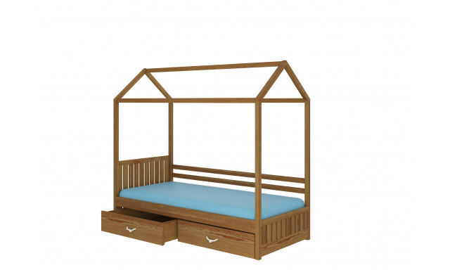 Łóżko domek z materacem ROSE 200x90